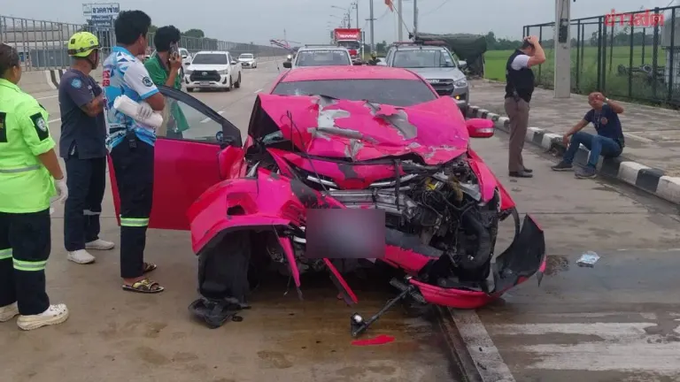 Man Dies After Sedan Crashes Into Parked Truck