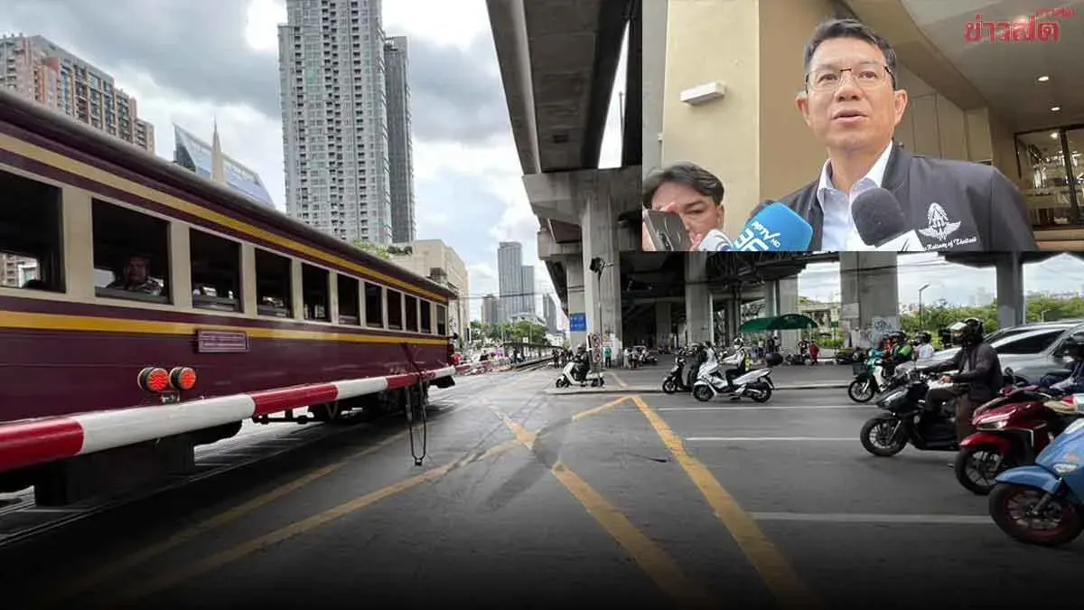 State Railway Pushes 'Missing Link' Project to Reduce Railway Crossing Hazards in Inner Bangkok