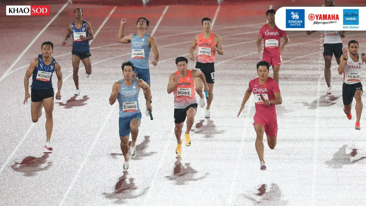 Thailand Wins 4x100m Relay Bronze After China Protest at Asian Games
