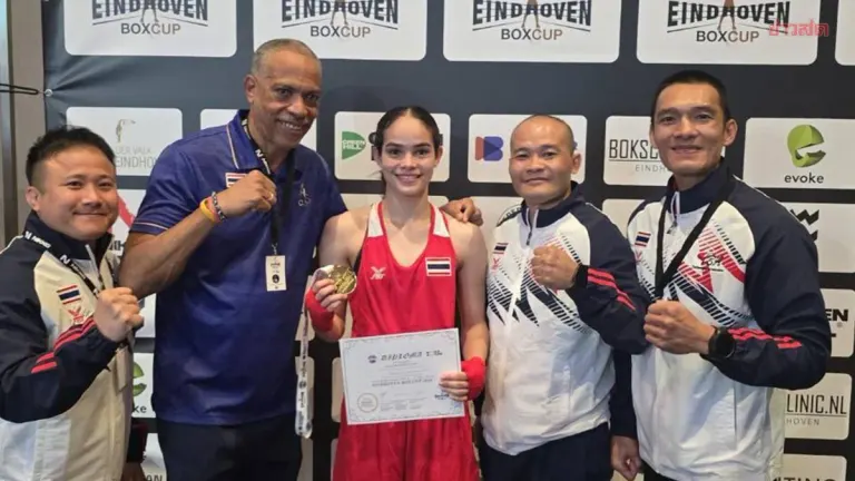 Natchanichaa Defeats Home Fighter to Claim Gold and Best Boxer Award at Eindhoven Box Cup