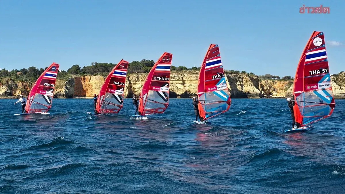 Thai Windsurfing Team Uses IQ Foil European Championship to Test Asian Games Rival Format