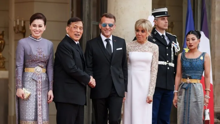 Thai King, Macron Mark Historic State Visit in Paris