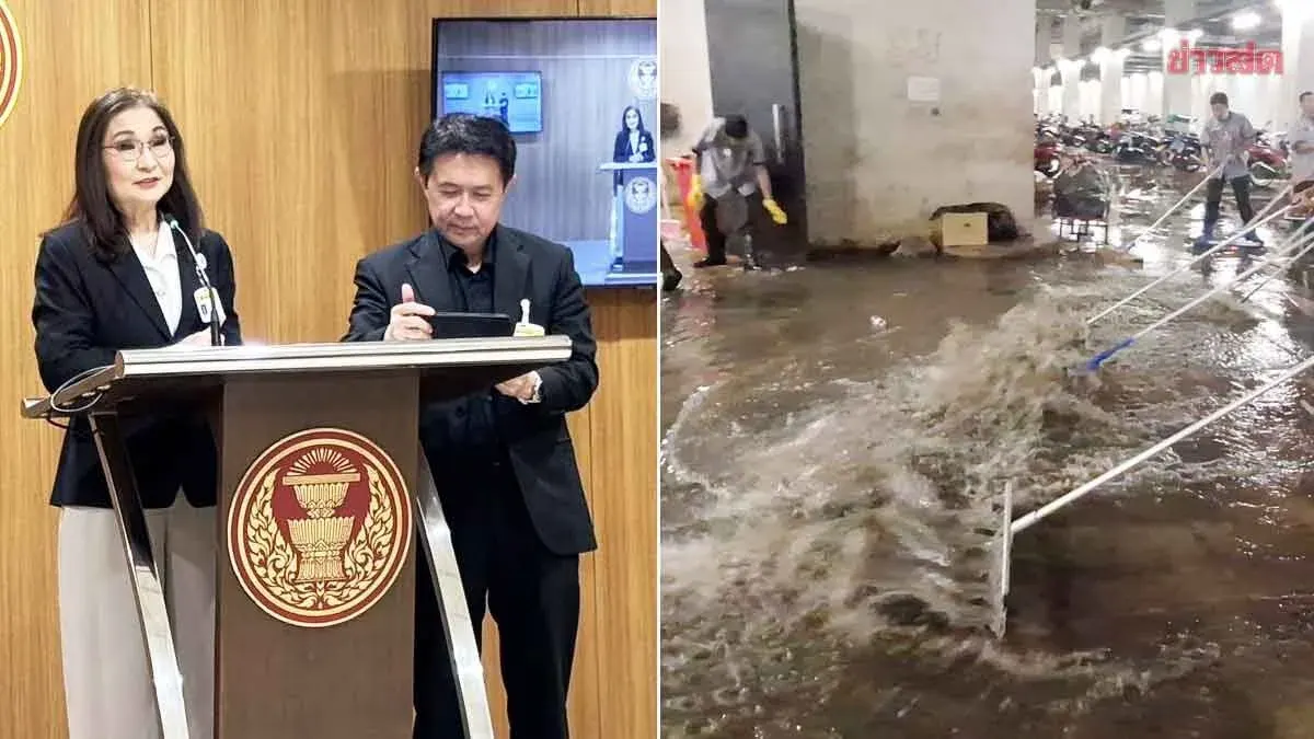 Two MPs Press Sino-Thai to Take Responsibility for Parliament Building, Demand Urgent Repairs Before Warranty Expires