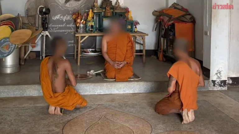 Three Monks Test Positive for Drug Use in Sisaket