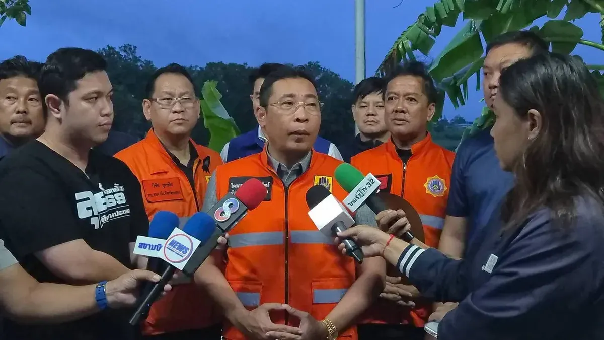 Rayong Governor Deploys Full Forces to Combat Severe Flooding