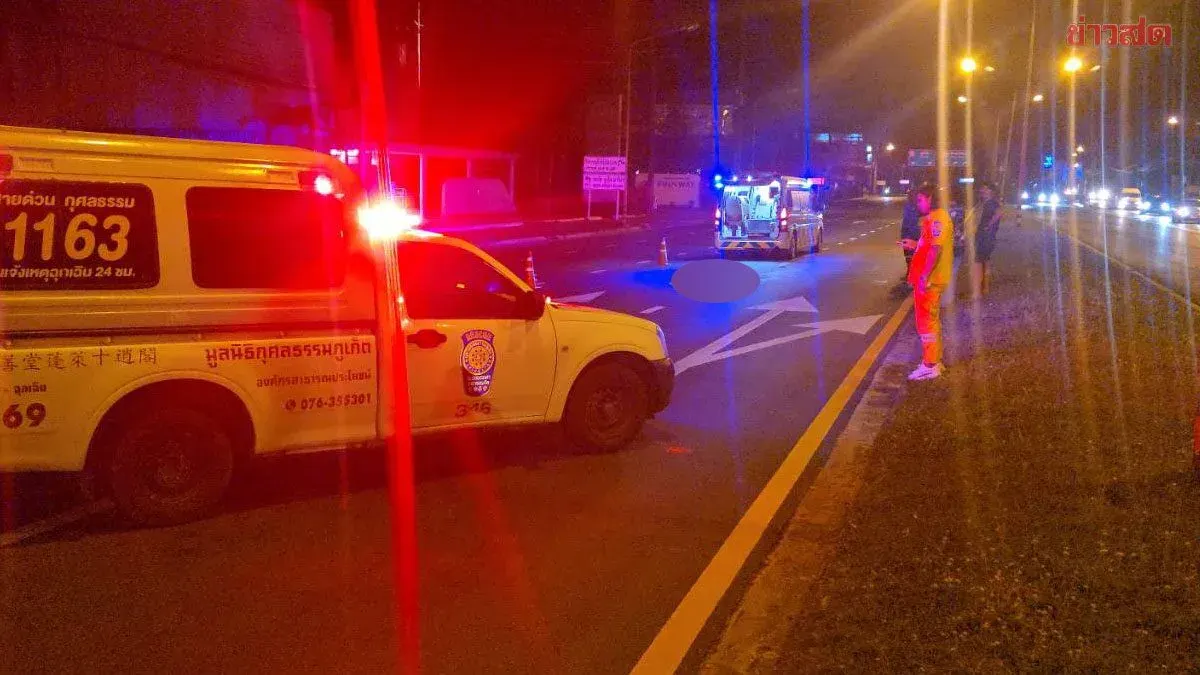 Foreign Tourist Struck and Killed by Hit-and-Run Driver in Phuket