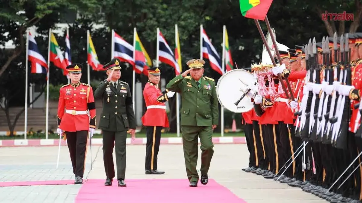 Thai Military Hosts Myanmar's New Top Commander