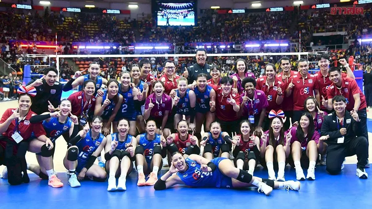 Thai Women's Volleyball Drawn With Kazakhstan, Indonesia, Australia