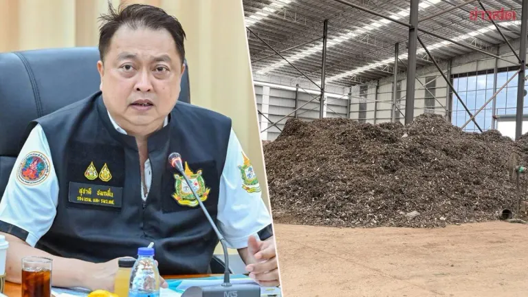 Authorities Seize Electronic Waste Mixed with Recyclables in Rayong Warehouse