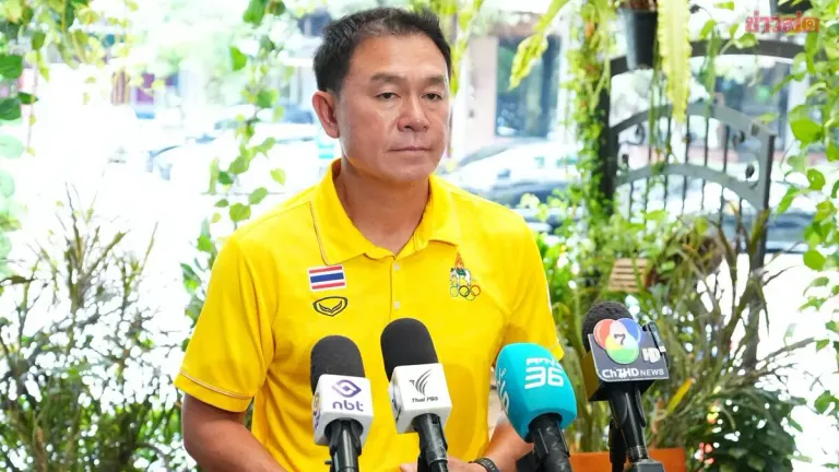 Thai U-23 Coach Sets Six-Point Target for Asian Games