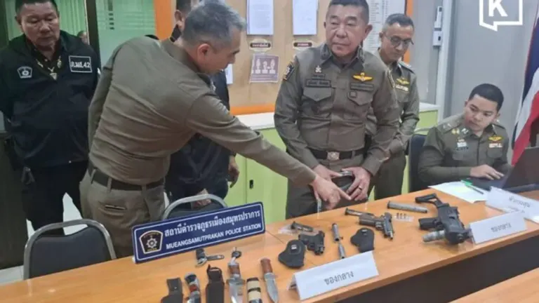 Two Arrested in Samut Prakan Motorcycle Shooting