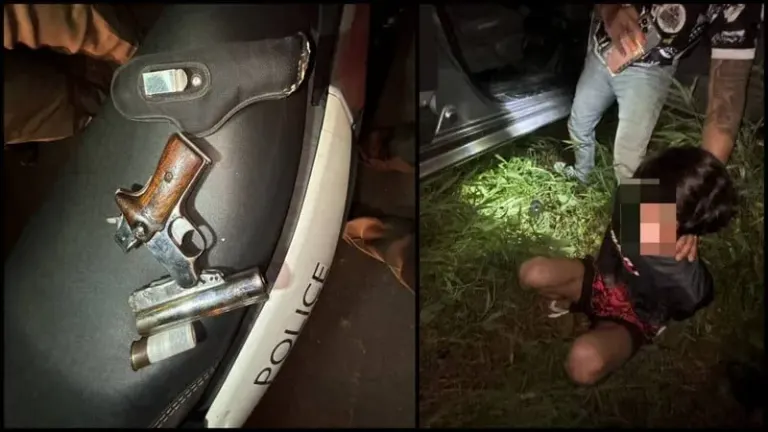 Man Arrested After Fleeing Phuket Checkpoint With Gun