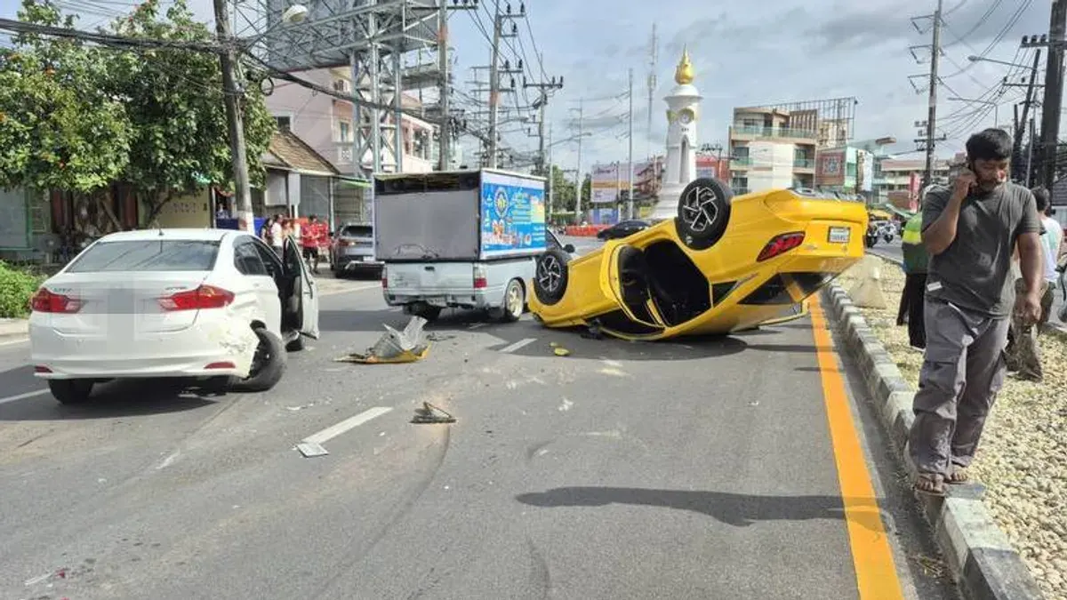 Drug-Impaired Driver Crashes at Chalong Circle