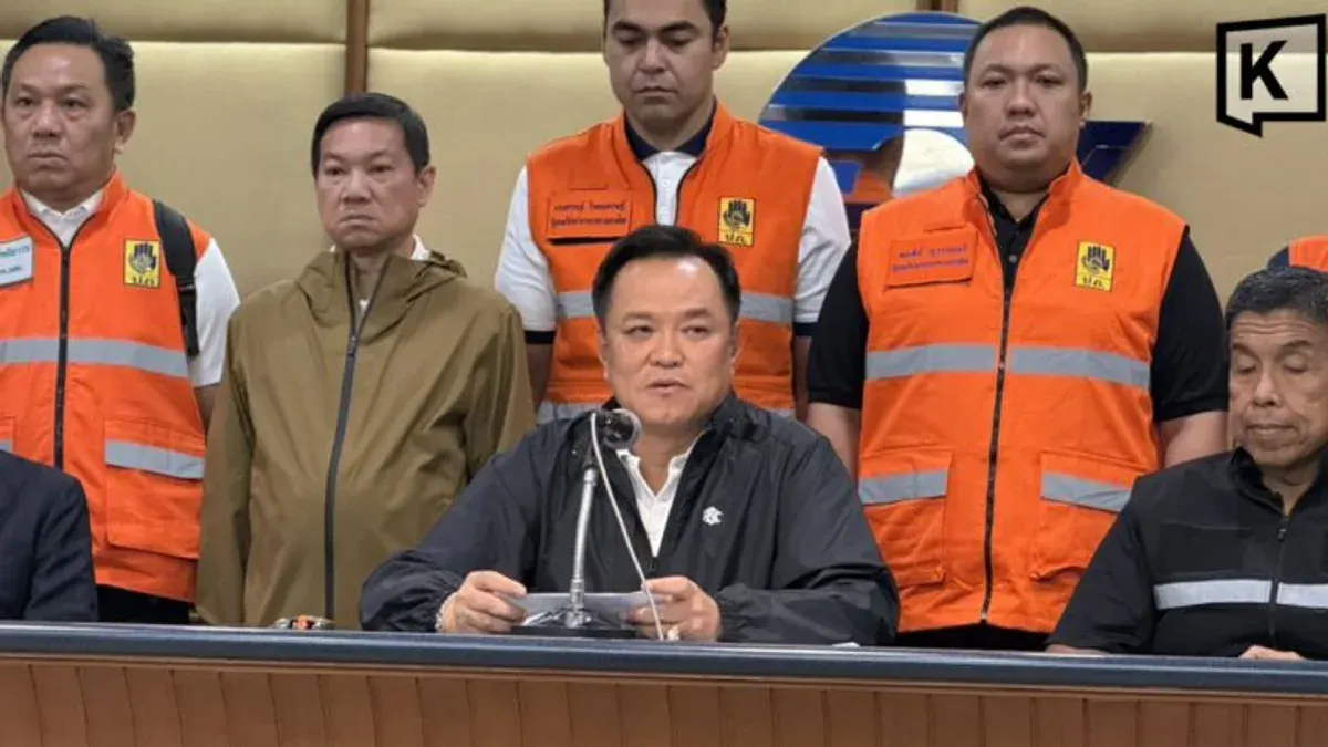 PM Anutin Returns to Lead Nationwide Flood Response