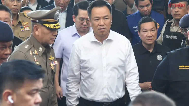 PM Anutin Visits School Shooting Site, 6 Dead