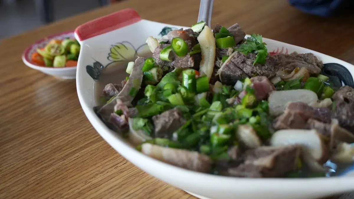 Phatthalung's Signature Stewed Beef Offal Simmers Five Hours Over Charcoal