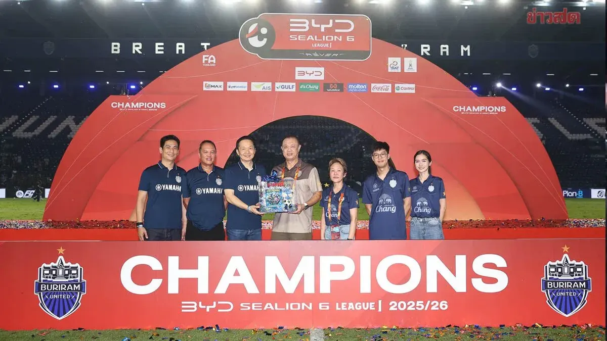 Yamaha Celebrates Buriram United's Historic 11th Thai League Championship