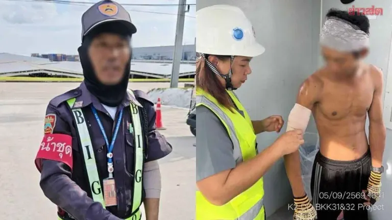 Chinese Gang Beats Officials at Rayong Construction Site, Flees