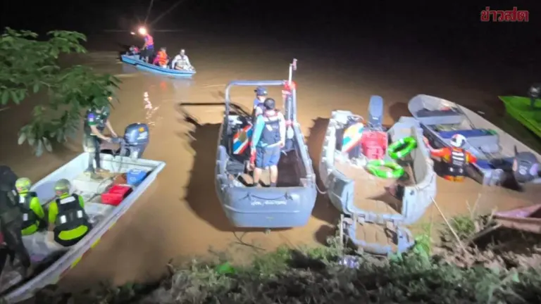 Body Found After Five-Hour Search in Nan River Boat Accident