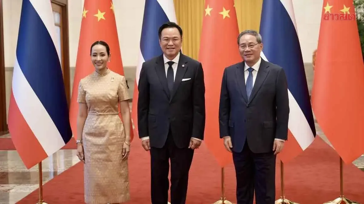 China's Premier Li Extends Warm Welcome to Thai PM Srettha