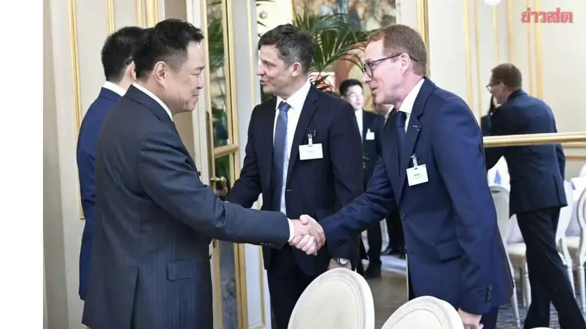 BOI and Thai Team Hold Talks with Five French Industrial Giants on Strategic Investment