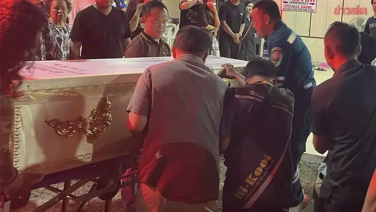Grief As Family Receives Body of Fire Victim Cartoon