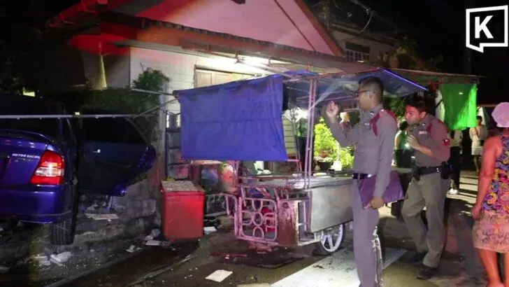 Car crashes into house in Chumphon, injuring two