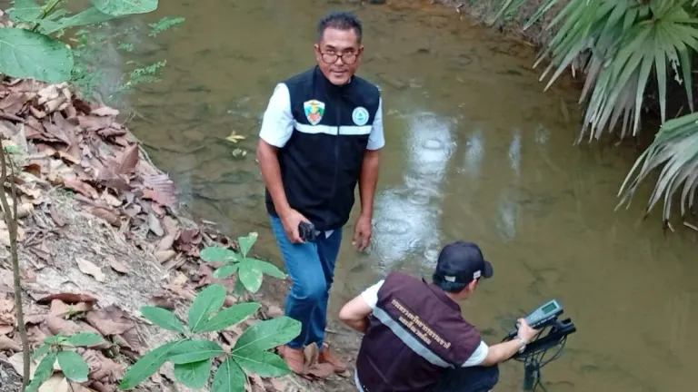 Rayong Governor Orders Crackdown After Mass Fish Kill in Canal