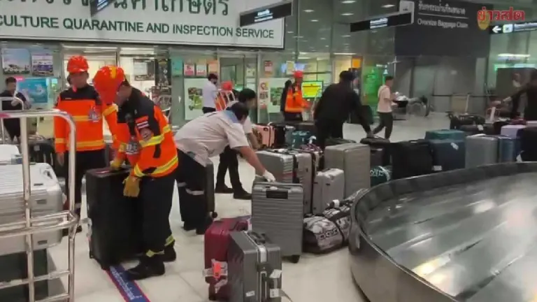 Thai Airways Requests Air Force Support for Baggage Backlog