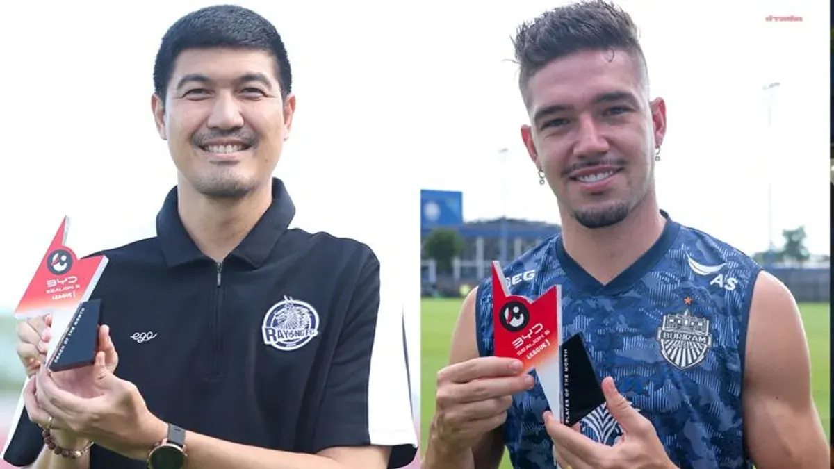 Coach Donut, Bissoli Win Thai League September Awards