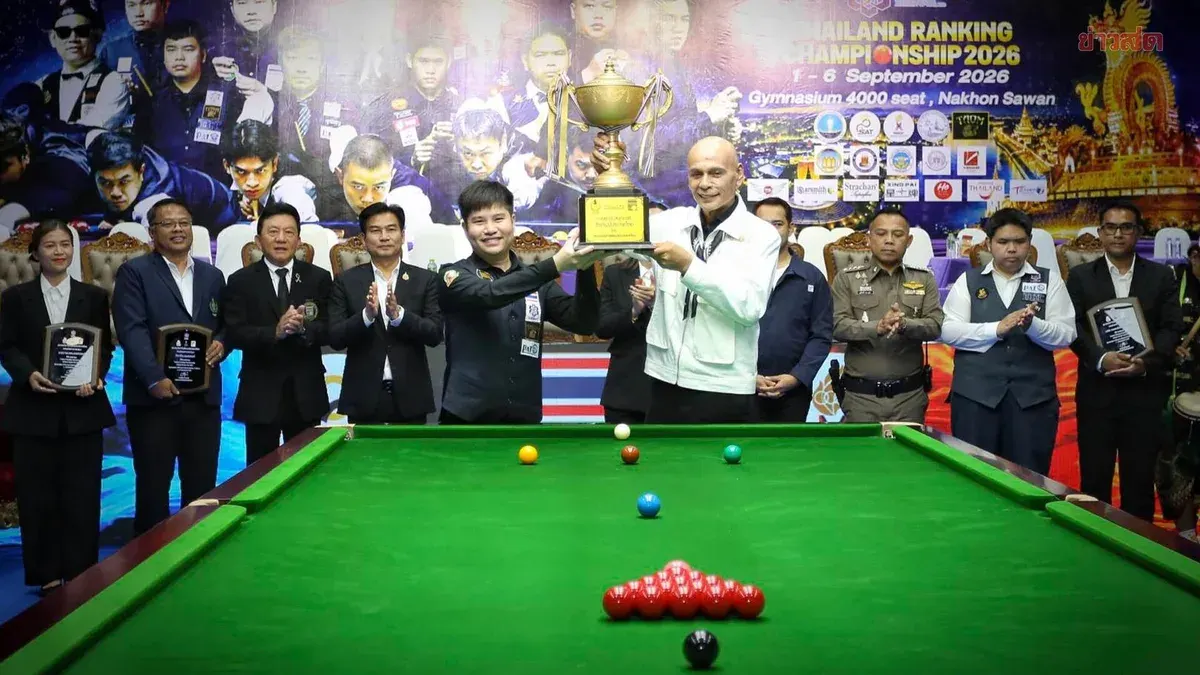 Nook Songkhla Wins Thailand Snooker Championship