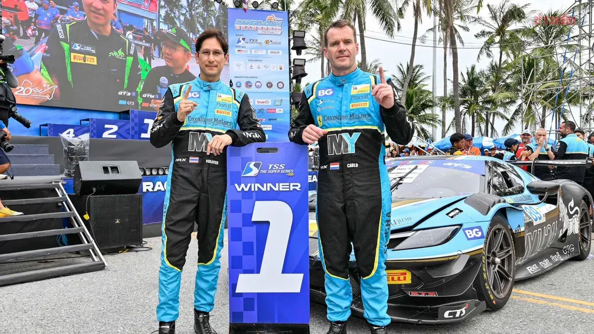 Voravatr Wins GT3 Race at Bangsaen Grand Prix