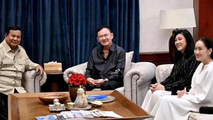 Prabowo Meets Three Shinawatra Prime Ministers In Jakarta