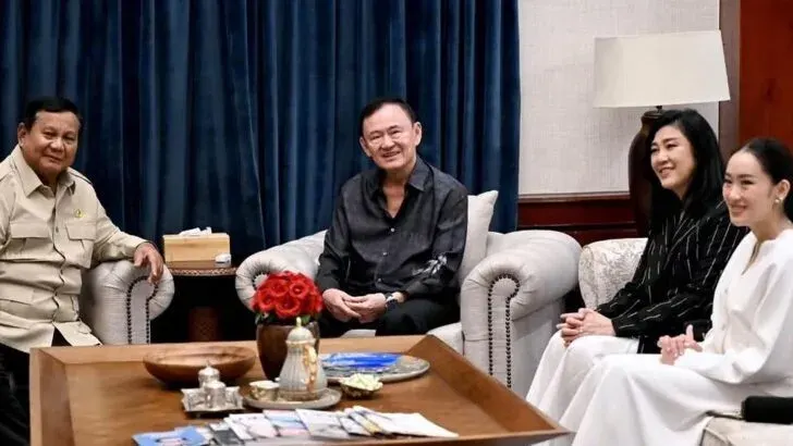 Prabowo Meets Three Shinawatra Prime Ministers In Jakarta