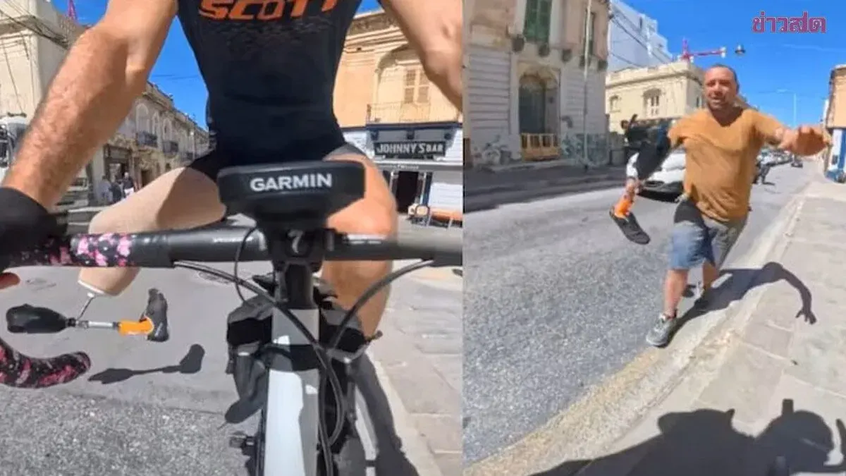 Viral! Disabled Man's Prosthetic Leg Falls Off While Cycling Before Good Samaritan Rushes to Help
