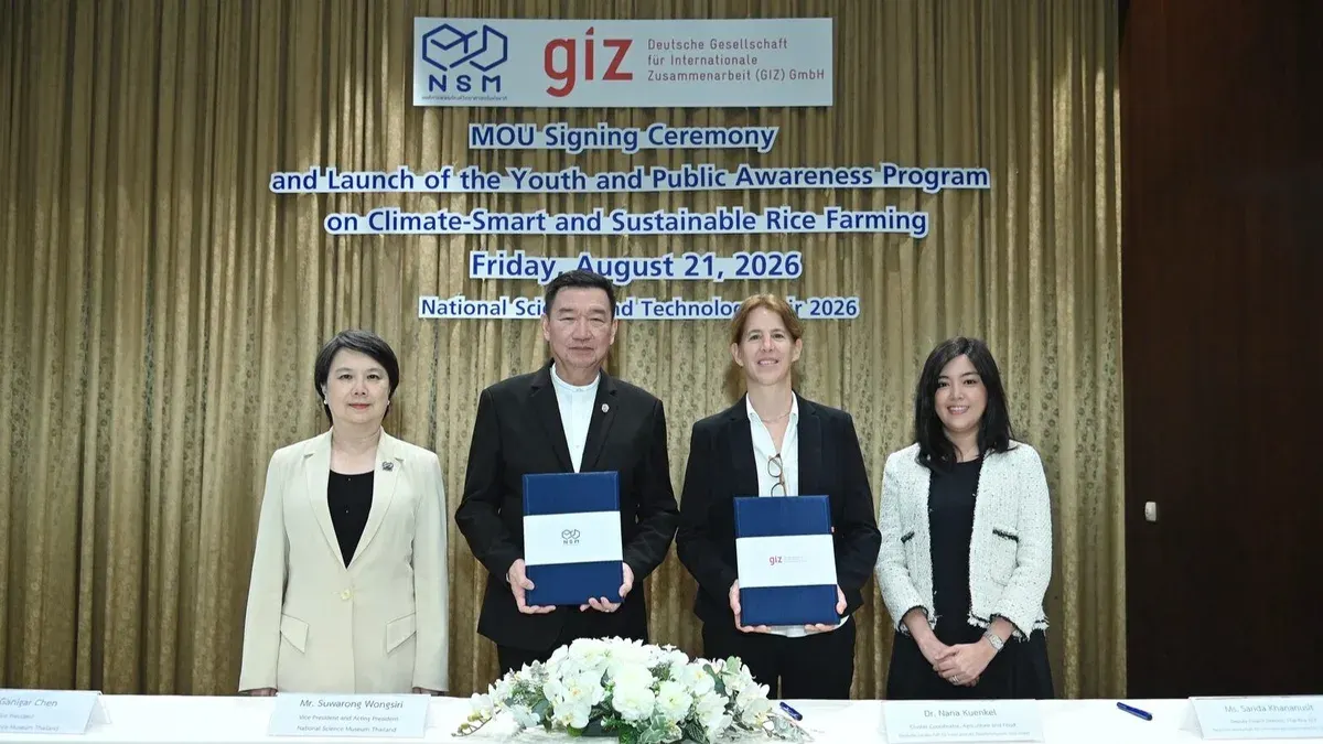 Museum and GIZ Partner on Climate-Smart Rice Learning Initiative