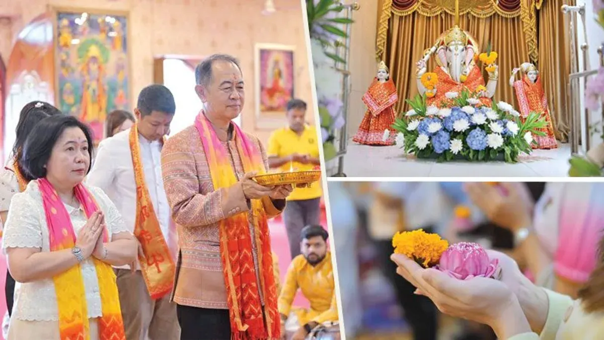 Bangkok Celebrates Hindu Ganesh Chaturthi Festival