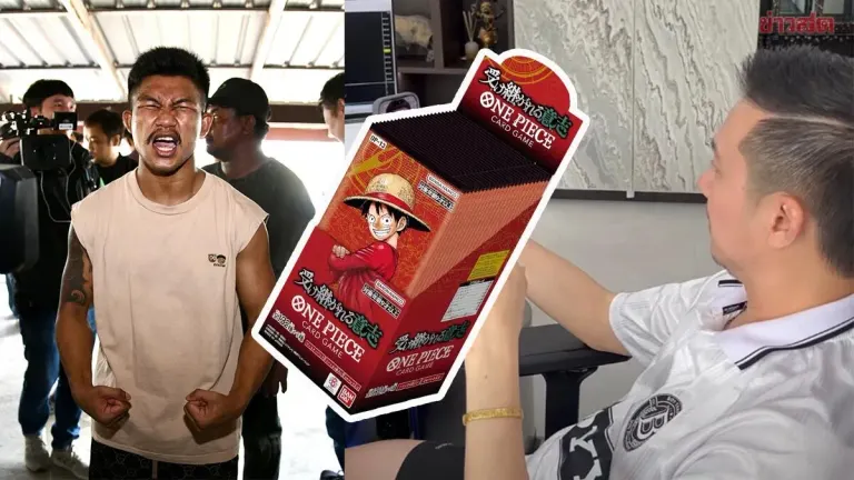 Boi Tha Phra Chan Pledges 8 Boxes of One Piece Cards if Rotnoi Knocks Out Takeru