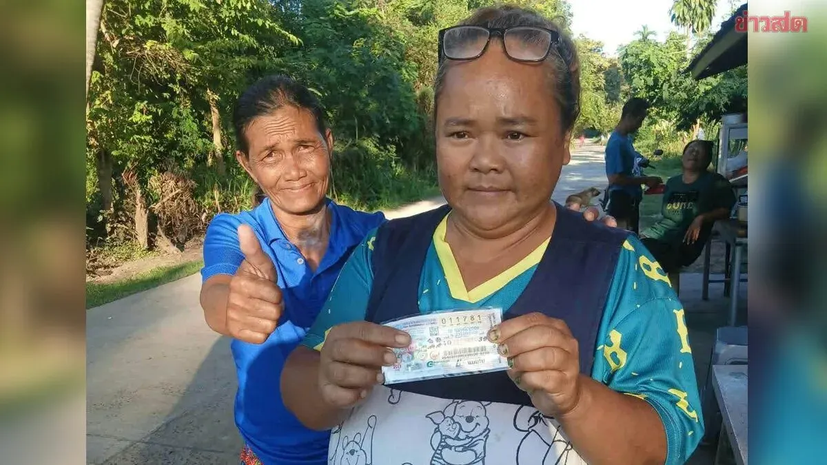 Villager Wins 6 Million Baht Lottery Prize in Surin