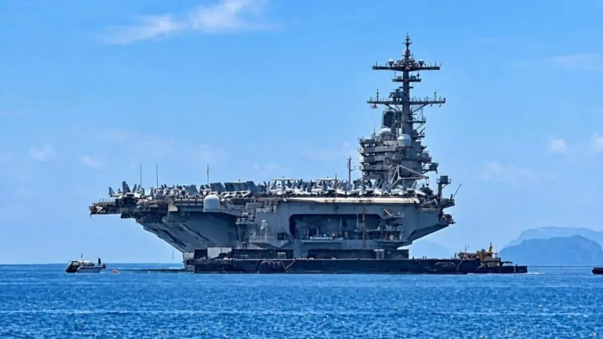 USS George H.W. Bush Arrives Off Phuket for Five-Day Visit