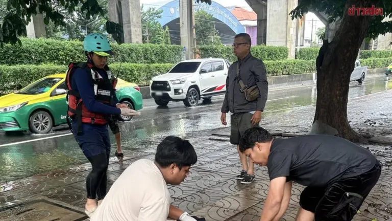 Woman Dies After Electrical Shock at Bus Stop in Pathum Thani