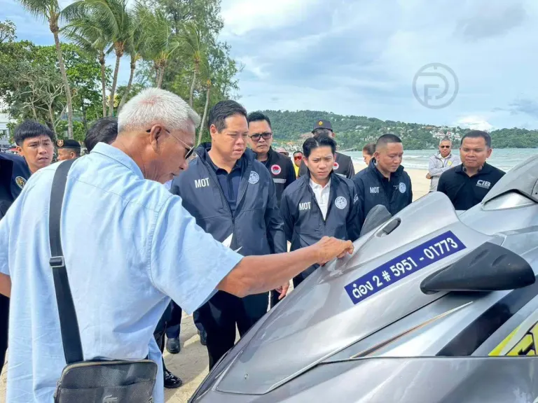 Minister Orders Tough Action on Illegal Jet Skis and Taxis in Phuket