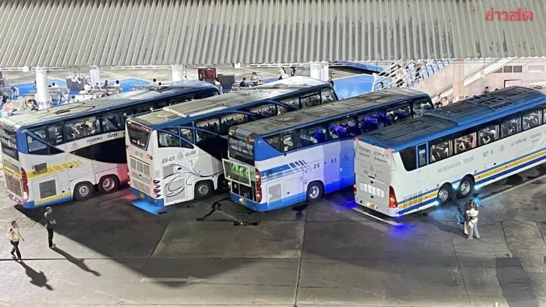 Land Transport Reduces Fares: Shared Buses and BMTA Cut 3 Satang Per Kilometer