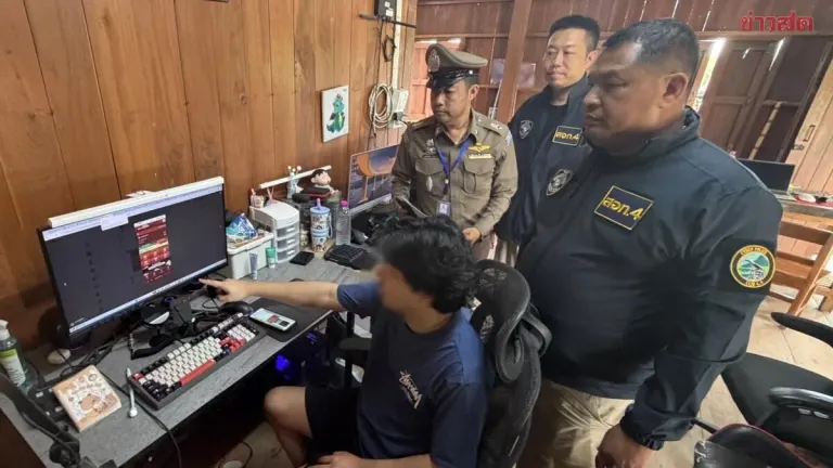 Police Dismantle 'maruay 365' Illegal Gambling Network with Annual Turnover of 480 Million Baht