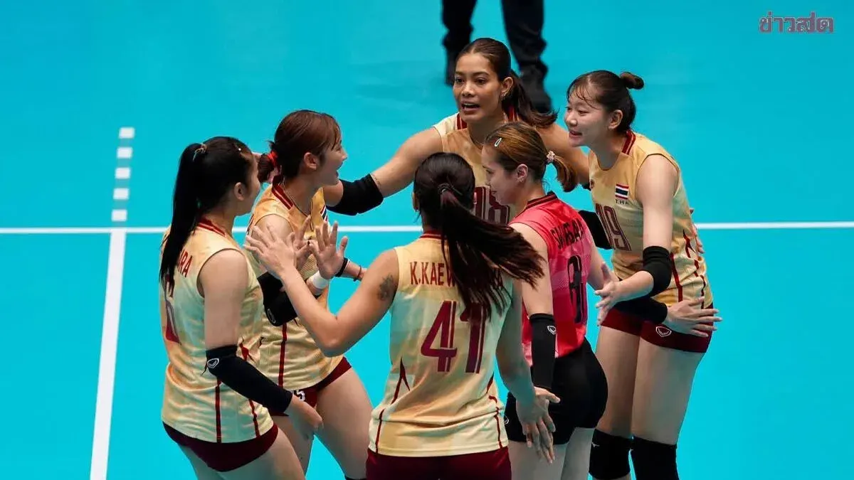 Thai Women's Volleyball Opens Asian Games Against Mongolia