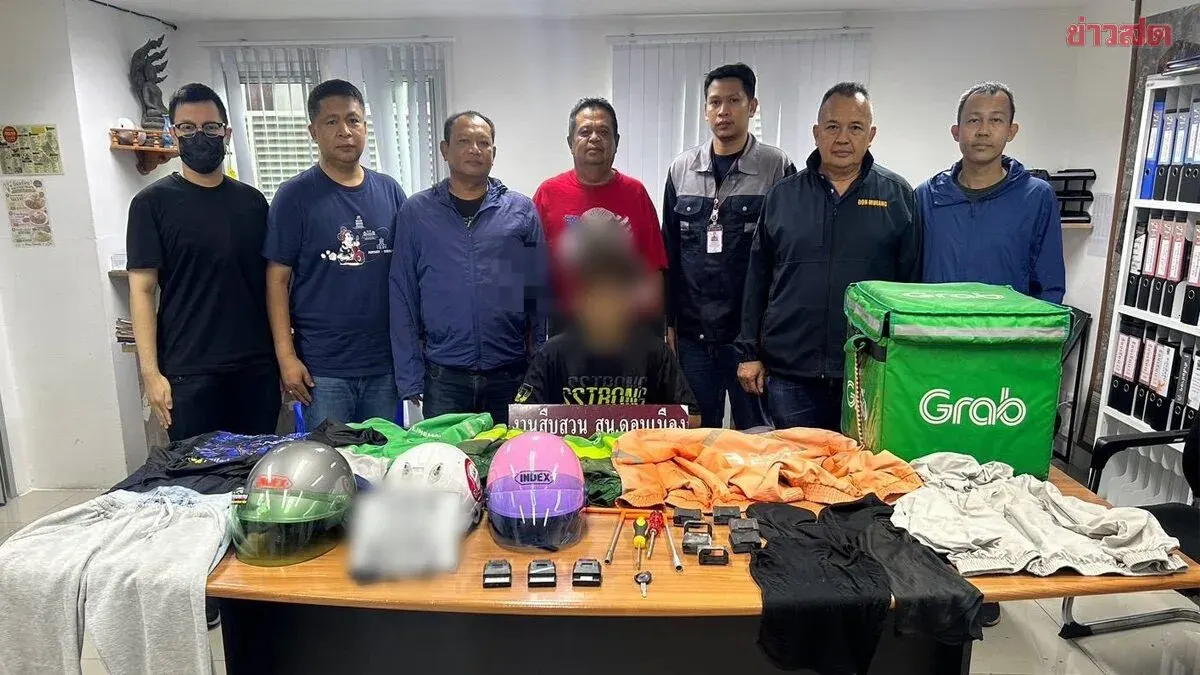 Bangkok Police Arrest Fake Rider Stealing Motorcycle ECU Units