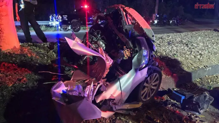 Tragic: Fourth-Year Engineering Student Dies After Honda Civic Veers Off Road and Strikes Power Pole