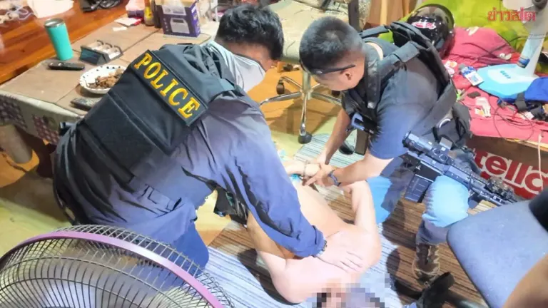 Operation Golden Pillow: Police Use Undercover Durian Truck to Crack Down on Drug Gang, Seize Narcotics and Slot Machines
