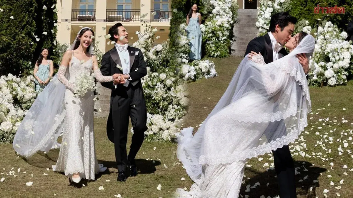 After a Decade-Long Wait, Thailand's Beloved On-Screen Couple Finally Ties the Knot in Nordic Fairytale Wedding! Yaya Stuns in Custom Couture, Nadech's Eyes Never Leave His Bride