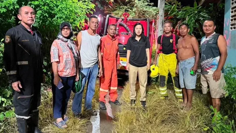 Drug-Fueled Fire Spreads to Three Homes in Thalang